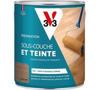 V33 Sous-couche & Teinte parquets, Chêne grisé, 2,5L