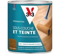 V33 Sous-couche & Teinte parquets, Chêne moyen, 0,75L