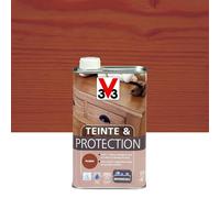 V33 Teinte & protection meubles et boiseries, Acajou 0,5L