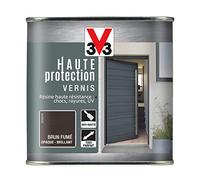 V33 Vernis extérieur Haute protection Brun fumé brillant 0,75 L
