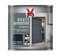 V33 Vernis extérieur Haute protection Noir carbone brillant 0,75 L