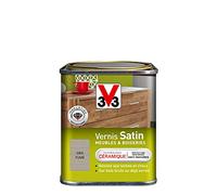 V33 Vernis intérieur Satin meubles & boiseries, Gris fumé 0,25L