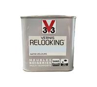 V33 Vernis Relooking Gris Galet Satin Velours 1 L