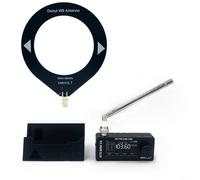 V4 SI4732 Full Band pour récepteur radio DSP pour contrôleur ESP32-S3, écran couleur IPS, modes FM AM LSB USB, circuit d'antenne Hi-Z, antenne télescopique, interface SMA, noir (support CNC)