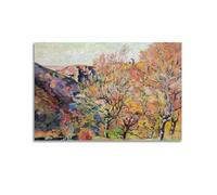 V4283 Impression d'art vintage sur toile de Jean Baptiste Armand Guillaumin, la vallée de la Sedelle à Crozant