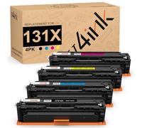 v4ink CF210X 131X Cartouche de Toner Remanufacturée pour HP CF210X (4KCMY)