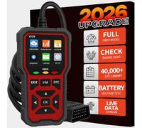 V539 OBD2 Diagnostic Voiture 2026 avec 40 000+ DTC, Diagnostic Voiture Multimarque avec Fonctions Complètes OBDII, Lecteur Codes Défaillance Moteur pour Véhicules à Essence Fabriqués Après 1996