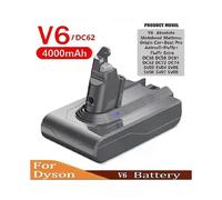 (V6 4000mAh)con 6000mAh 21.6V Batterie for Dyson V6 V7 V8 V10 V11Series SV03 DC62 SV11 SV10 SV12 SV14 SV15 Handheld Vacuum Cleaner Spare battery