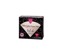 Hario - Filtre papier VCF-02-100 MK - boîte de 100 - blanc - pour V60 4 tasses