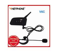 V6C Nouveau Full Duplex 1200M Arbitre de Football Arbitre Tour d'oreille Bluetooth Interphone Monaural