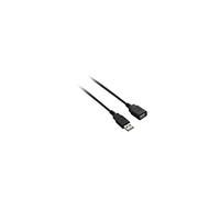 V7 1.8m USB A-A M/F 1.8m USB A USB A Mâle Femelle Noir câble USB - Câbles USB (1,8 m, USB A, USB A, Mâle/Femelle, Noir)