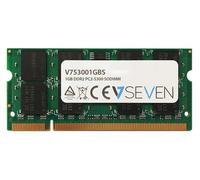 V7 Mémoire Ram V753001gbs 1gb Ddr2 667mhz One Size Black