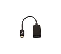 V7 Adaptateur USB-C (m) vers HDMI® (h) Noir Fin - Adaptateurs de câble vidéo (USB C, HDMI Type A (Standard), Femelle, Mâle, 3840 x 2160, 60 Hz)