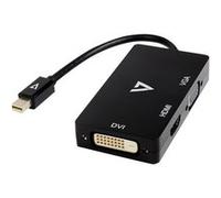 V7 Adaptateur Mini DisplayPort (m) vers VGA, HDMI ou DVI (f)
