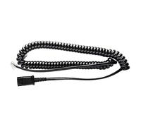 V7 BL-02+P - Câble pour casque micro - RJ-9 mâle pour Déconnexion rapide - 2 m - noir