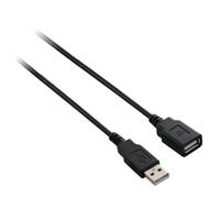 V7 Câble d'extension USB 2.0 A femelle vers USB 2.0 A mâle, noir 3m 10ft