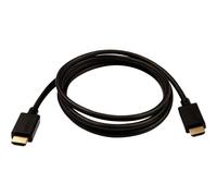 V7 - Câble HDMI - HDMI mâle pour HDMI mâle - 2 m - blindé - noir - support pour 8K UHD (7680 x 4320)