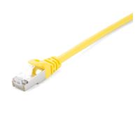 V7 Câble RJ45 Cat5e blindé (STP) RJ45 mâle vers RJ45 mâle, jaune 2m 6.6ft