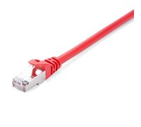 V7 Câble RJ45 Cat6 blindé (STP) RJ45 mâle vers RJ45 mâle, rouge 10m 32.8ft