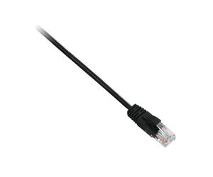 V7 Câble RJ45 Cat6 non blindé (UTP) RJ45 mâle vers RJ45 mâle, noir 1m 3.3ft