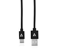 V7 V7U2AC-2M-BLK-1E USB2.0A USB-C Cable 2m Noir