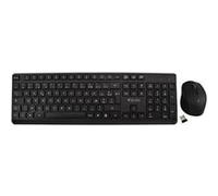 V7 Ensemble clavier et souris sans fil CKW350FR – AZERTY full size 2,4 GHz Noir