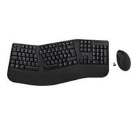 V7 CKW500BTDE - Ensemble clavier et souris - sans fil - Bluetooth, 2.4 GHz - QWERTZ - Allemand - noir Noir G