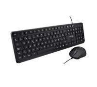 V7 Clavier et Souris CKU350ES Noir QWERTY Espagnol