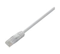 V7 - Cordon de raccordement - RJ-45 (M) pour RJ-45 (M) - 1 m - UTP - CAT 6 - moulé, sans crochet - blanc