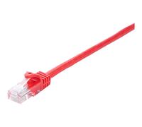 V7 - Cordon de raccordement - RJ-45 (M) pour RJ-45 (M) - 2 m - UTP - CAT 6 - moulé, sans crochet - rouge