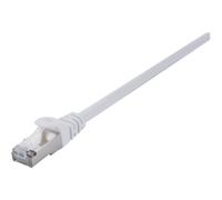 V7 - Cordon de raccordement - RJ-45 (M) pour RJ-45 (M) - 3 m - 6 mm - SFTP - CAT 7 - sans halogène, sans crochet - blanc