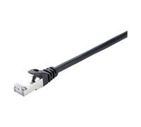 V7 - Cordon de raccordement - RJ-45 (M) pour RJ-45 (M) - 5 m - STP - CAT 6 - moulé, sans crochet - noir