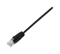 V7 - Cordon de raccordement - RJ-45 (M) pour RJ-45 (M) - 50 cm - UTP - CAT 6 - moulé, sans crochet - noir