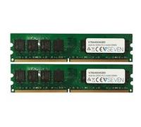 V7 - DDR2 - kit - 4 Go: 2 x 2 Go - DIMM 240 broches - 800 MHz / PC2-6400 - CL6 - mémoire sans tampon - non ECC G
