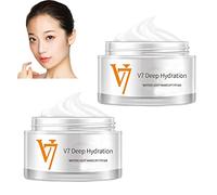 V7 Deep Hydration Waterlight Makeup Cream, Moisturizing Tone-Up Cream, V7 Deep Hydration Cream, V7 Cream Korean, Tone up Cream for Dry Skin Light (2 pcs)