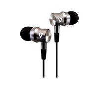 V7 Écouteurs stéréo avec isolation acoustique, 3,5 mm, microphone intégré, iPad, iPhone, Mp3, iPod, iPad, tablettes, smartphones, ordinateurs portables, Chromebook, PC, aluminium