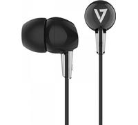V7 HA200 Black Casque intra-auriculaire stéréo filaire pour la musique avec connecteur 3,5 mm