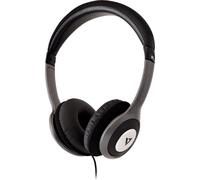 V7 HA520-2EP, casque, serre-tête, musique, noir, argent, bouton rotatif, 1,8 m