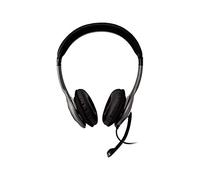 V7 HU521-2EP écouteur/casque Avec fil Arceau Bureau/Centre d'appels Noir, Argent