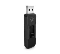 V7 Lecteur flash USB 2.0 de 64 Go - avec mécanisme coulissant - 64 Go - USB type A - 2.0 - 10 Mo/s - diapositive - V7