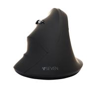 V7 Mouse Ergonomico Verticale 2.4 Ghz per Mano Sinistra MW400L - Nero - Connettività Wireless - Interfaccia USB