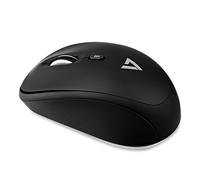 V7 MW100-1N souris RF sans fil Optique 1600 DPI Ambidextre - Souris (Ambidextre, Optique, RF sans fil, 1600 DPI, Noir)