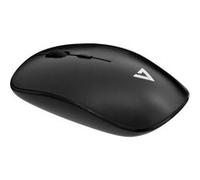 V7 MW200-1E - Souris - droitiers et gauchers - optique - 4 boutons - sans fil - 2.4 GHz - récepteur sans fil USB - noir G