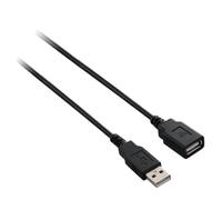 V7 Rallonge de câble USB USB à 4 broches, type A (M) USB à 4 broches, type A (F) 1.8 m noir