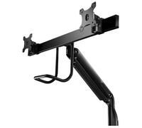 V7 Support de fixation robuste à ressort à gaz pour deux écrans