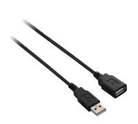 V7 V7 Câble d'extension USB 2.0 A femelle vers USB 2.0 A mâle, noir 1.8m 6ft