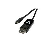 V7 V7 V7UCDP-2M changeur de genre de câble USB Type-C 3.2 Gen 1 DisplayPort Noir