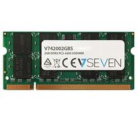 V7 V742002GBS V7 2GB DDR2 PC2-4200 533Mhz SO DIMM Notebook Module de mémoire - V742002GBS