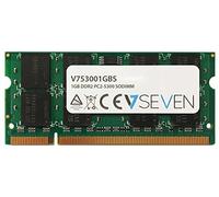 V7 Mémoire Ram V753001gbs 1gb Ddr2 667mhz One Size Black