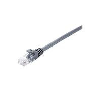 v7 c?ble r?seau cat6 stp 01m gris noir G